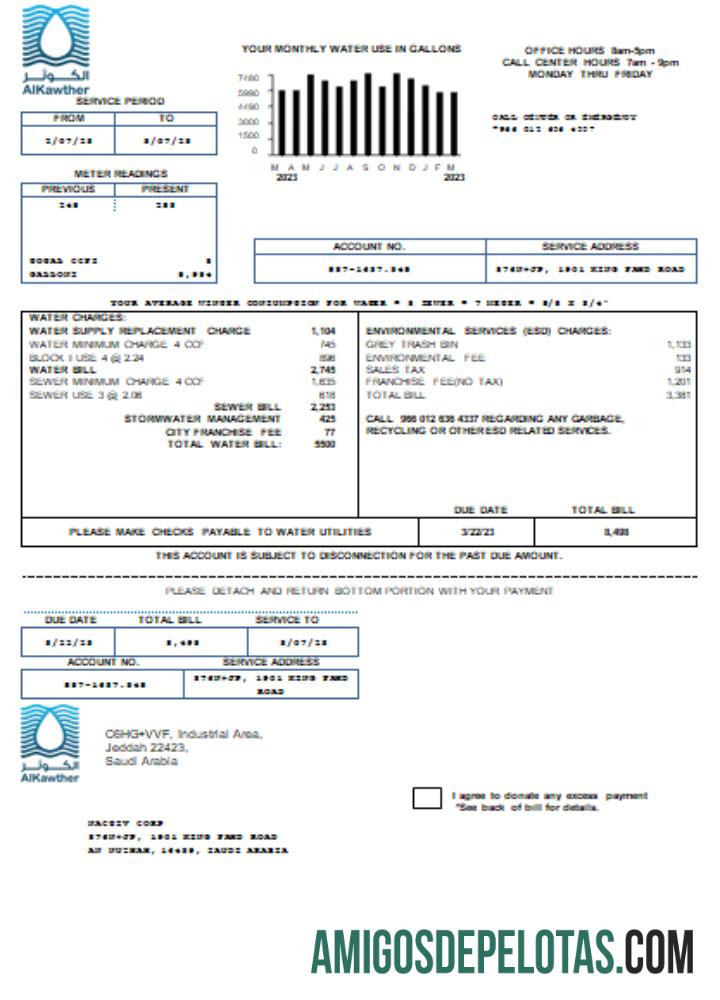 AlKawther Utility Business Bill SCR baixar para verificação
